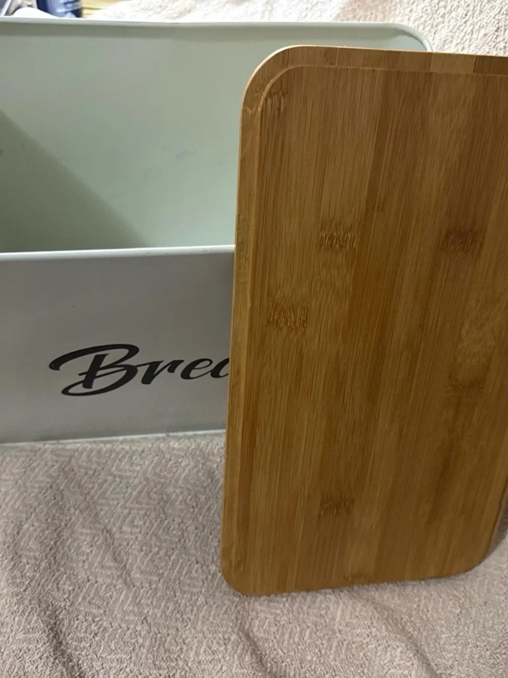 Classic White Bread Box - White Bread Storage Container